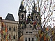 Prag: Die Teynkirche mit den Türmen Adam und Eva